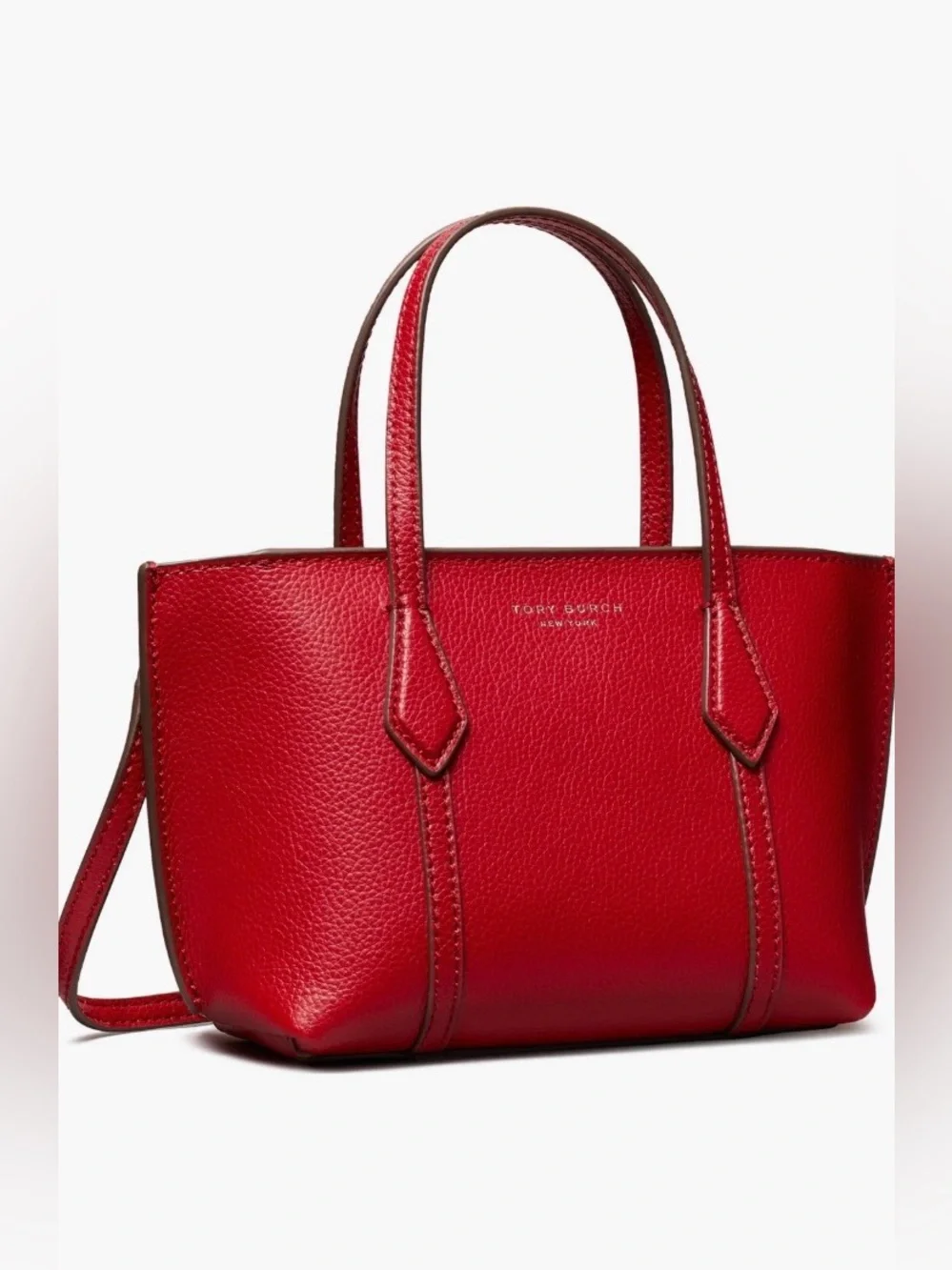 ▪️NWT Tory Burch Mini Perry Tote in Bartlett Red